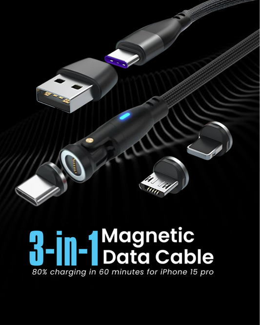 SnapChargers Fast Charger - 1 Cable + 3 Tips
